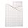 BREDVECKLARE - duvet cover and pillowcase, white pink/check, 150x200/50x80 cm | IKEA Indonesia - PE931250_S1