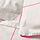 BREDVECKLARE - duvet cover and pillowcase, white pink/check, 150x200/50x80 cm | IKEA Indonesia - PE931259_S1