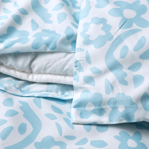 CYMBALBLOMMA sarung duvet dan 2 sarung bantal