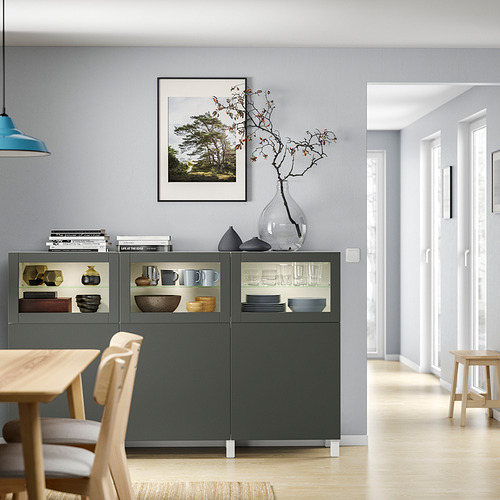 BESTÅ storage combination with doors