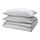 PILTANDVINGE - duvet cover and 2 pillowcases, grey, 240x220/50x80 cm | IKEA Indonesia - PE931333_S1