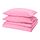 PILTANDVINGE - duvet cover and 2 pillowcases, light pink, 200x200/50x80 cm | IKEA Indonesia - PE931340_S1