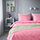 PILTANDVINGE - duvet cover and 2 pillowcases, light pink, 200x200/50x80 cm | IKEA Indonesia - PE931352_S1