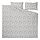 RODGERSIA - duvet cover and 2 pillowcases, grey/white, 200x200/50x80 cm | IKEA Indonesia - PE931377_S1