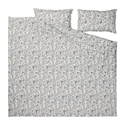 RODGERSIA duvet cover and 2 pillowcases