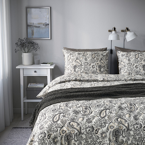 RODGERSIA duvet cover and 2 pillowcases