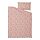 RODGERSIA - duvet cover and pillowcase, pink/white, 150x200/50x80 cm | IKEA Indonesia - PE931404_S1