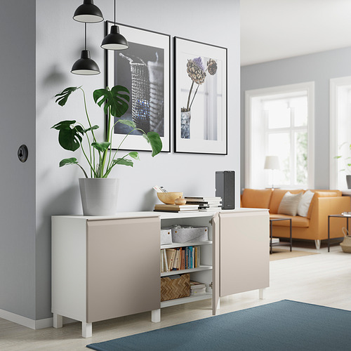 BESTÅ storage combination with doors
