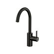 DELSJÖN - Kitchen mixer tap, brushed black metal