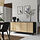 BOASTAD - sideboard, black/oak veneer, 161x52x75 cm | IKEA Indonesia - PE931430_S1