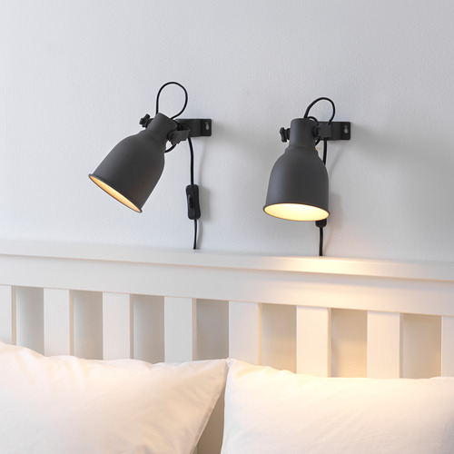 HEKTAR lampu sorot dinding/jepit
