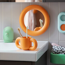HUMLESJÖN - Mug, orange, 31 cl