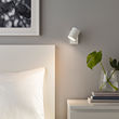 NYMÅNE - Wall/reading lamp, wired-in inst, white