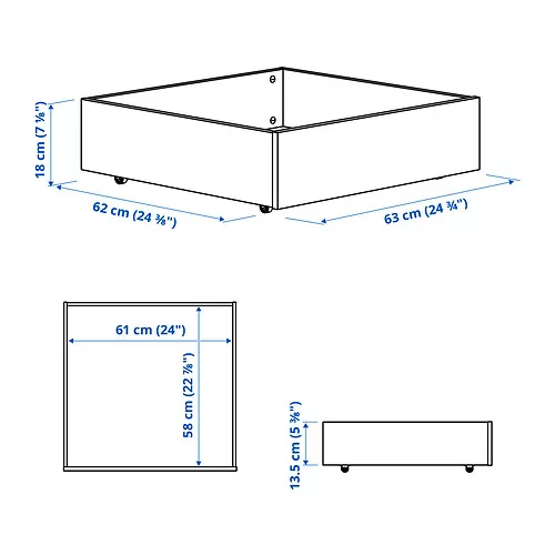 BRUKSVARA Measurement Illustration