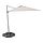 SVALÖN/IGGÖN - parasol, hanging with base, light grey-beige/dark grey, 300x200 cm | IKEA Indonesia - PE961523_S1