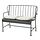 LÄCKÖ - sofa 2 dudukan, luar ruang, abu-abu/Kuddarna abu-abu muda-krem | IKEA Indonesia - PE961538_S1