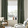 MAJGULL - block-out curtains, 1 pair, dark green, 145x250 cm | IKEA Indonesia - PE931576_S1