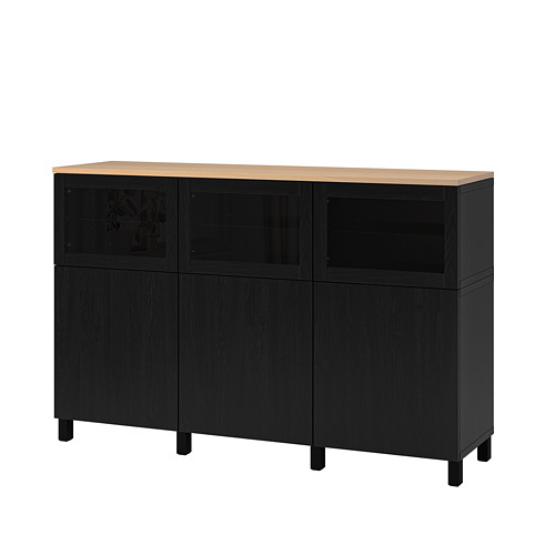BESTÅ kombinasi penyimpanan dengan pintu