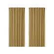 MAJGULL - Room darkening curtains, 1 pair, beige-yellow/with heading tape, 145x250 cm