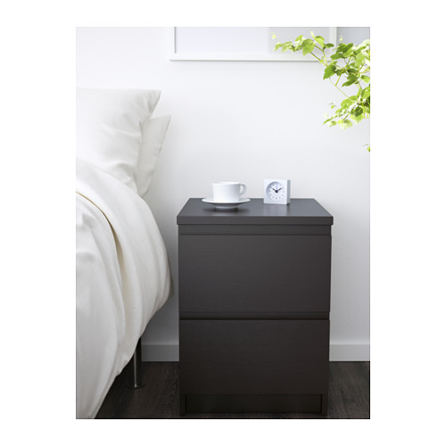 MALM perabot kamar tidur, set isi 4