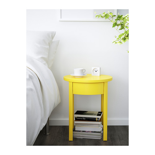 STOCKHOLM bedside table, yellow IKEA Indonesia