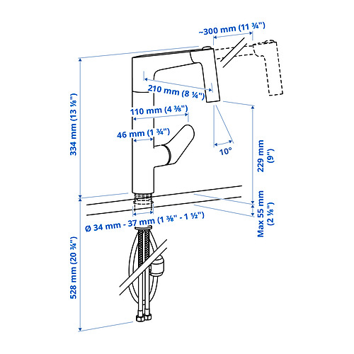 MAJSJÖN Measurement Illustration