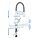 SALLSJÖN kitchen mixer tap pull down w spray