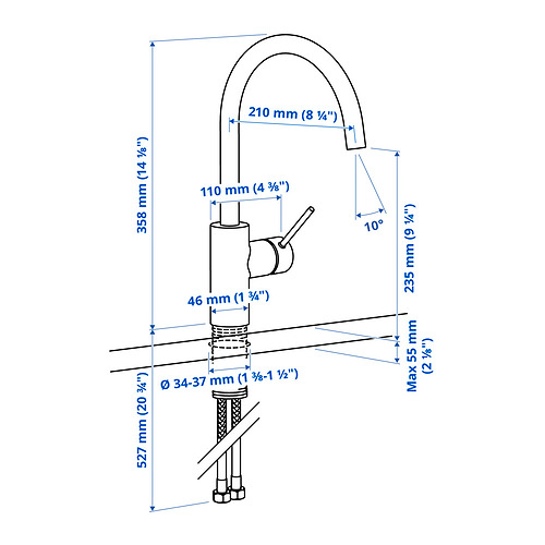 SALLSJÖN Measurement Illustration