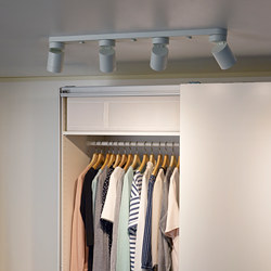 NYMÅNE - Ceiling spotlight with 4 spots, white