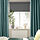 SANELA - curtains, 1 pair, dark grey-turquoise, 140x250 cm | IKEA Indonesia - PE931612_S1