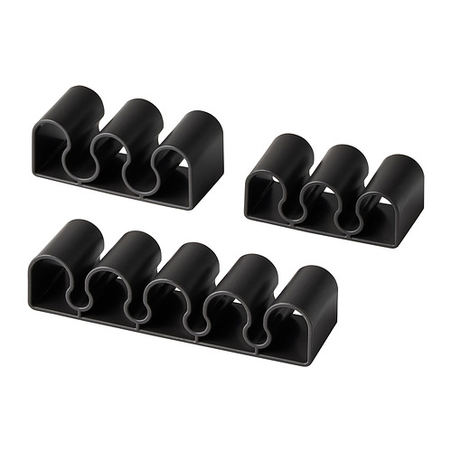 KALKSTUFF dudukan kabel, set isi 3