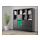 KALLAX - shelving unit, with 8 doors/black-brown, 147x147 cm | IKEA Indonesia - PE618834_S1