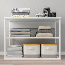 PLATSA - Unit rak terbuka, putih, 80x40x60 cm