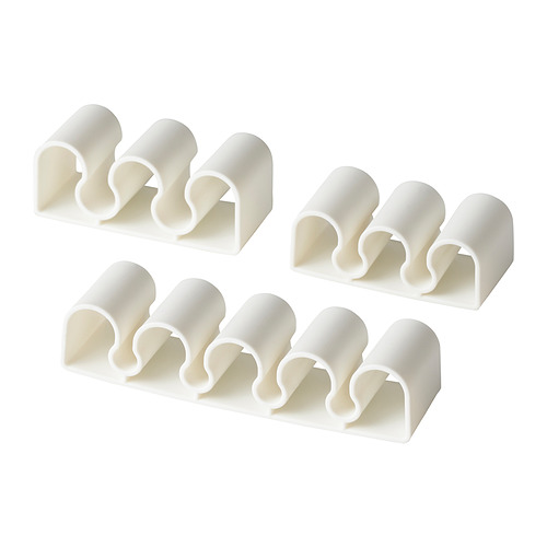 KALKSTUFF dudukan kabel, set isi 3