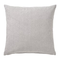 SANDTRAV - Cushion, grey/white, 45x45 cm