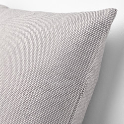 SANDTRAV - Cushion, grey/white, 45x45 cm