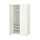 PAX/GRIMO - wardrobe combination, white/white, 100x60x201 cm | IKEA Indonesia - PE760131_S1