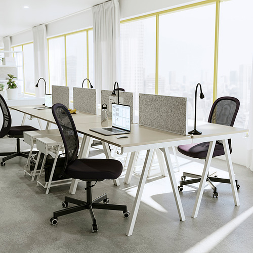 TROTTEN desk, white, 160x80 cm | IKEA Indonesia