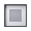 SANNAHED - Bingkai, hitam, 50x50 cm