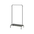 BRUKSVARA - Clothes rack, anthracite, 78x147 cm
