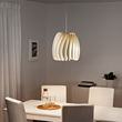SKYMNINGEN - Pendant lamp, white, 42 cm