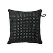 TOFTÖ - Cushion cover, black outdoor/indoor , 50x50 cm