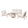 TVARÖ/FRÖSÖN - kursi santai luar ruang, set isi 4, krem | IKEA Indonesia - PE896486_S1