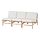 TVARÖ - 3-seat modular sofa, outdoor, brown/Frösön/Duvholmen beige | IKEA Indonesia - PE896499_S1