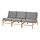 TVARÖ/FRÖSÖN - 3-seat modular sofa, outdoor, dark grey | IKEA Indonesia - PE896501_S1