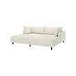 UPPÅKRA - 3-seat modular sofa, with chaise longues/Axvall off-white