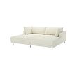 UPPÅKRA - 3-seat modular sofa, with chaise longues/Axvall off-white
