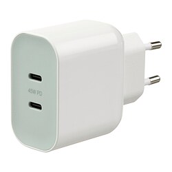 SJÖSS - 45W 2-port USB charger, fast charging