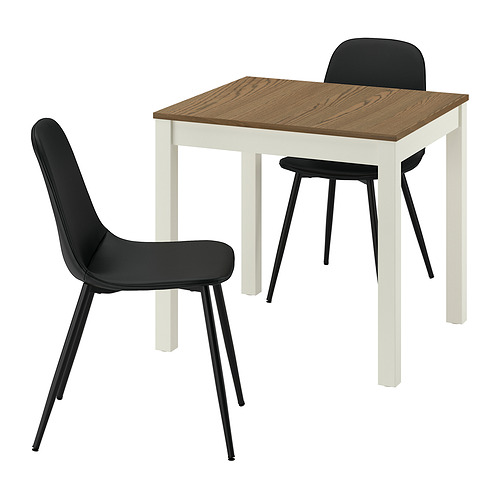 NORDMANSSKÄR/ÅLHULT table and 2 chairs