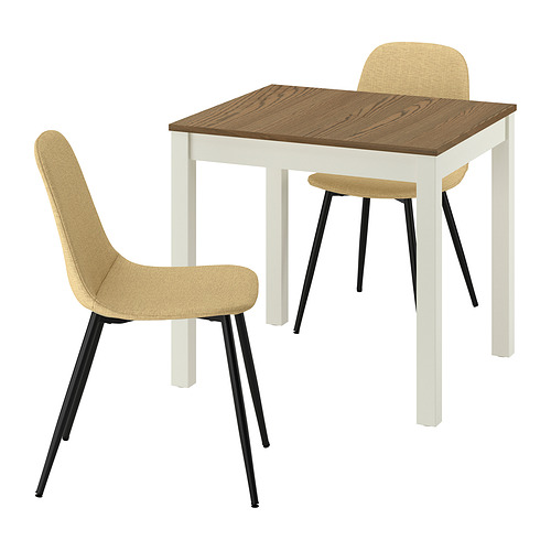 NORDMANSSKÄR/ÅLHULT table and 2 chairs